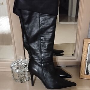 Colin Stuart Black Heeled Boots